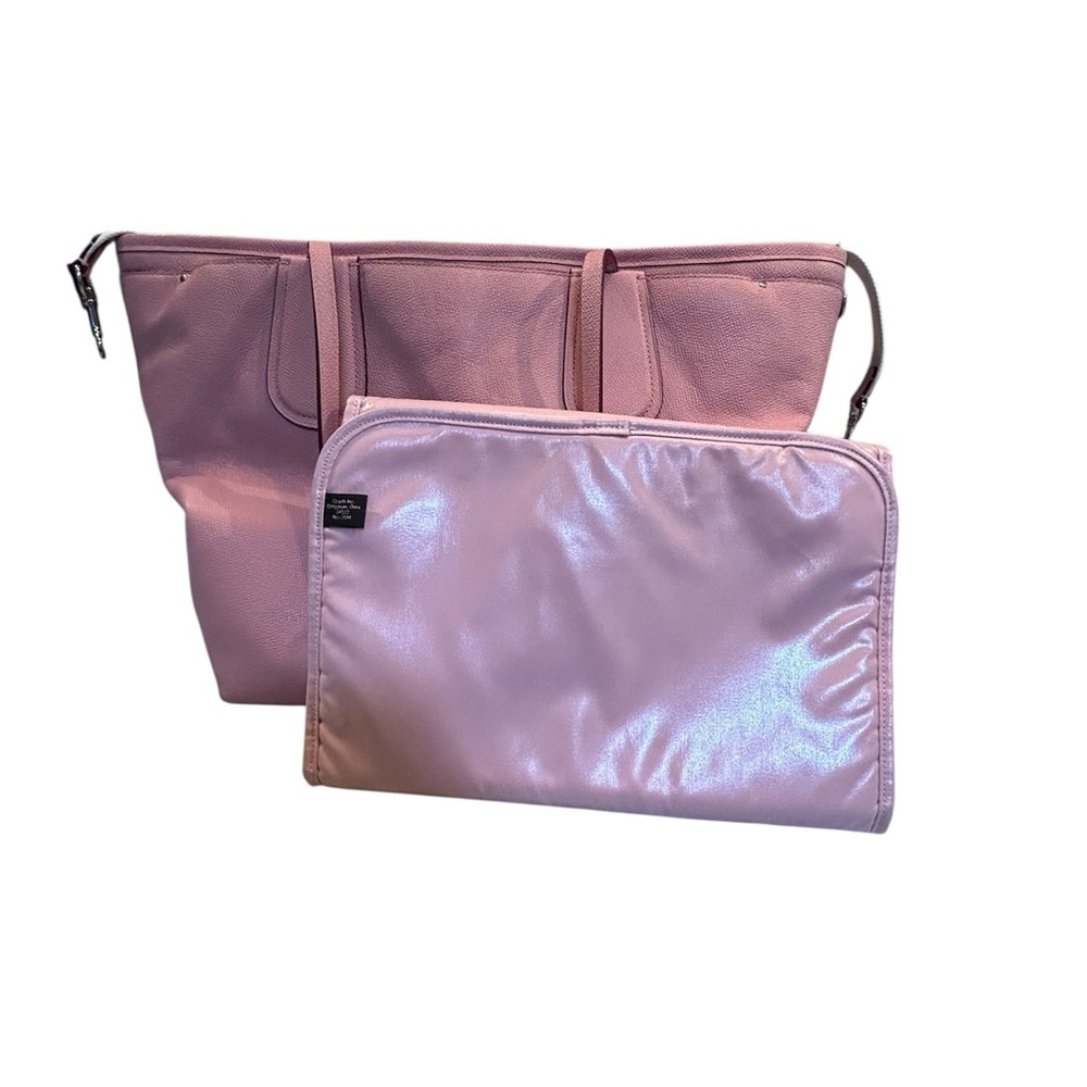 Coach 34522 Taxi Baby XGrain Pink Tote with Signature Charm and changing pad - Picture 14 of 16